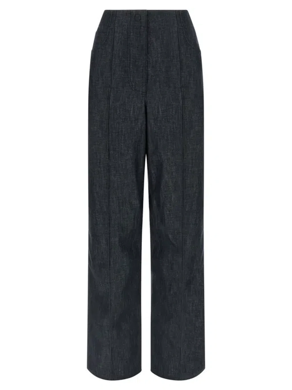 パンツ archive fendi buggy wool slacks Fendi Women Cotton Wide-leg Trousers In Multi | ModeSens