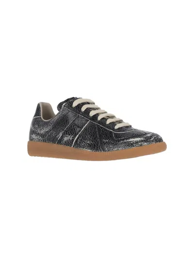 Maison Margiela Replica Sneakers In Black