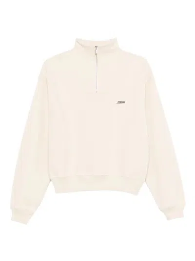 Jacquemus Le Camionneur Grosgrain Sweatshirt In Neutral