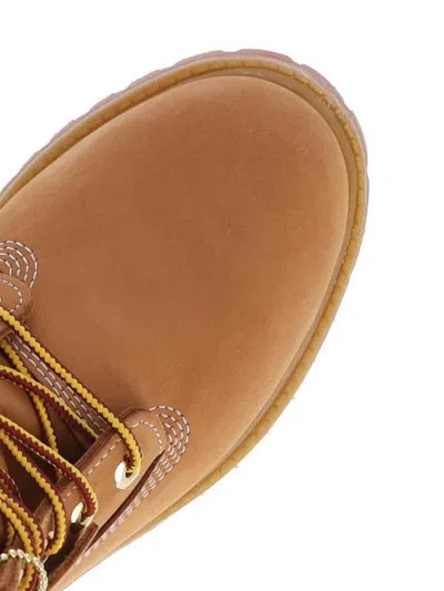 Timberland 6 Inch Premium Waterproof Lace-up Boots In Neutral