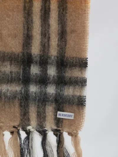 Burberry Women Check Printed Scarf In Brown