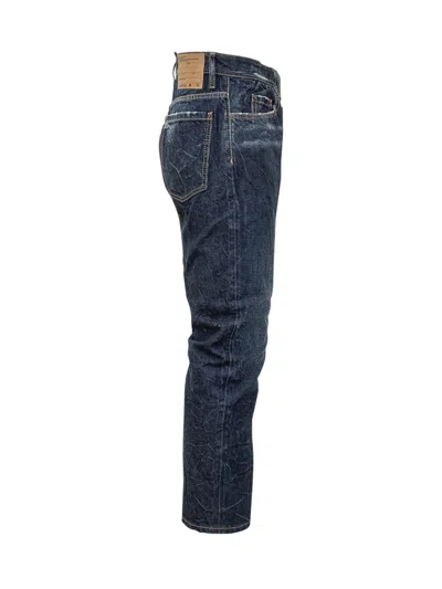Dsquared2 Blue Used Tapered Jeans By  In Blue