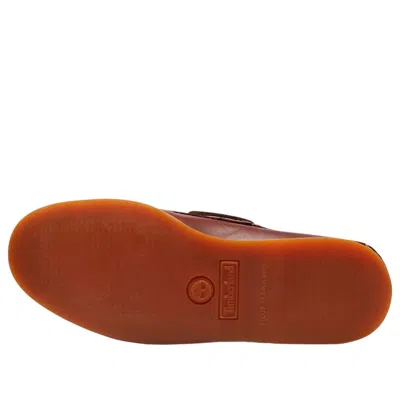 Timberland Classic 2-eye Boat 'burgundy' In Brown