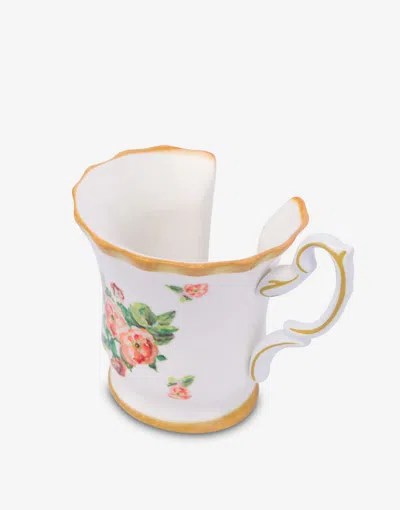 Moschino Embossed Metal Bracelet In Multi