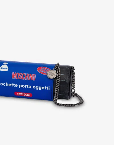 Moschino Roll Of Trash Bag In Black