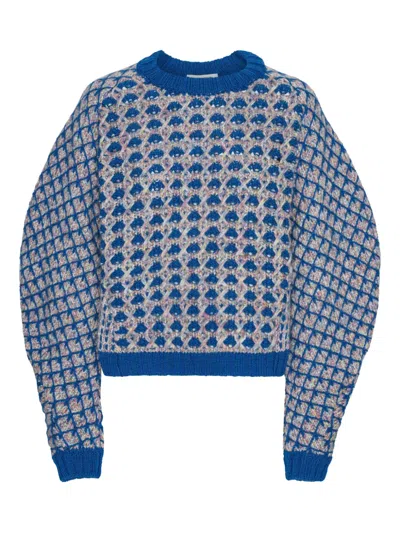 几何图案毛衣