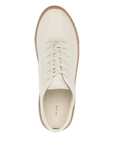 Pre-owned The Row Natural Rubber Sole Sneakers In Neutral