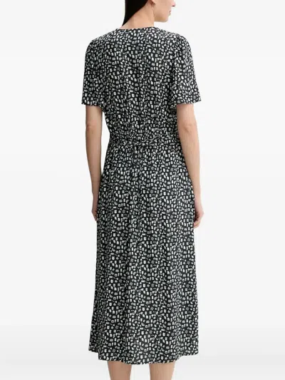 Marc O'polo Button-front Print Dress In Multi