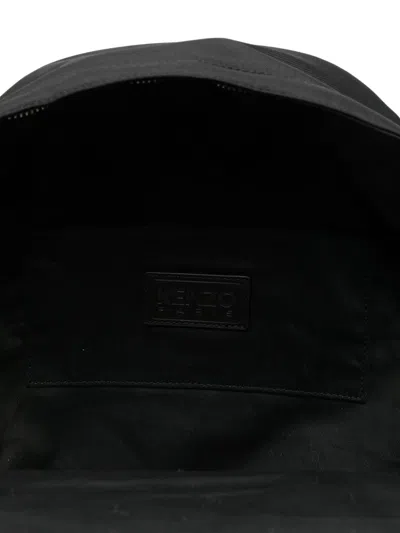 Kenzo Backpack With Adjustable Straps And Top Handle In Black
