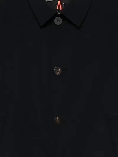 Rrd Button-fastening Coat In Black