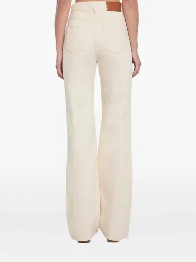 Chloé Chloè Jeans White In Brown