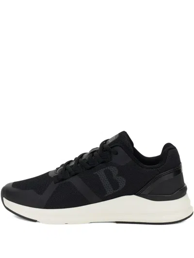 Boggi Milano Thunder Trainers In Technical Fabric In Black