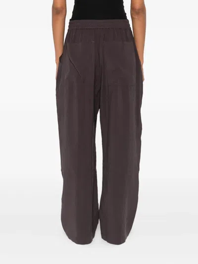 Studio Nicholson Drawstring Casual Pants In Gray