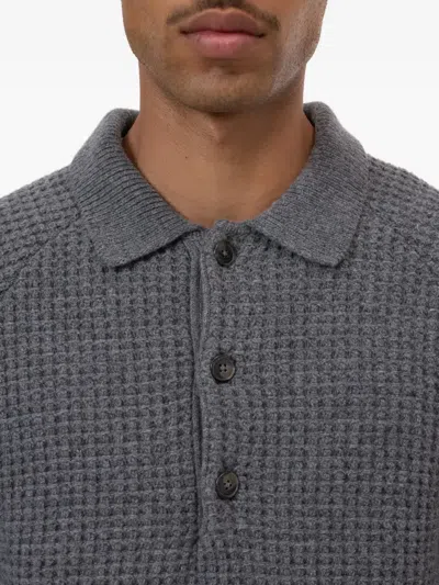 Closed Knitted Sweater In Gray