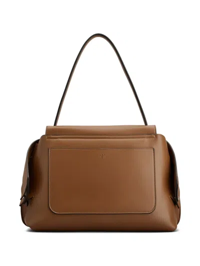 Tod's Medium Shoulder Bag Structured Shape In Brown