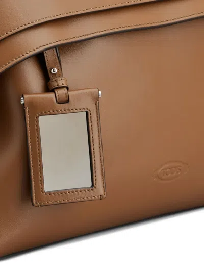 Tod's Medium Shoulder Bag Structured Shape In Brown