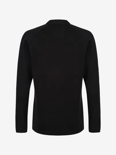 Zeco Schoolwear Zeco Kids School Cotton Mix Knitted Cardigan In Black