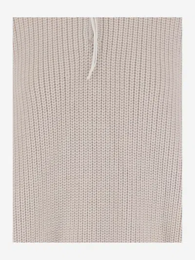 Carven Wool Zip-up Sweater In Multi