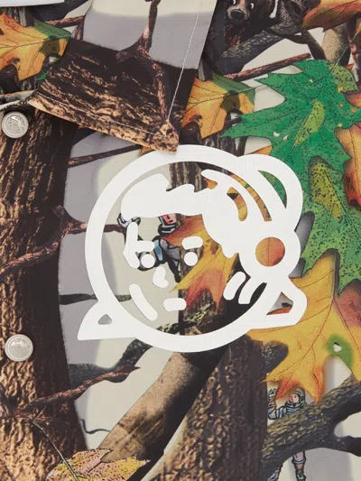 Billionaire Boys Club Kids Tree Camo Arch Logo Astro Coach Jacket In Multi