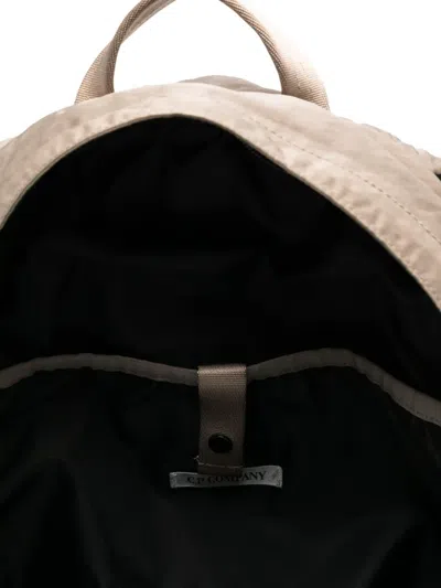 C.p. Company C.p.company Top-handle Backpack With Lens Detail In Gray