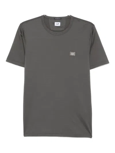 C.p. Company Logo-patch Cotton T-shirt In Green
