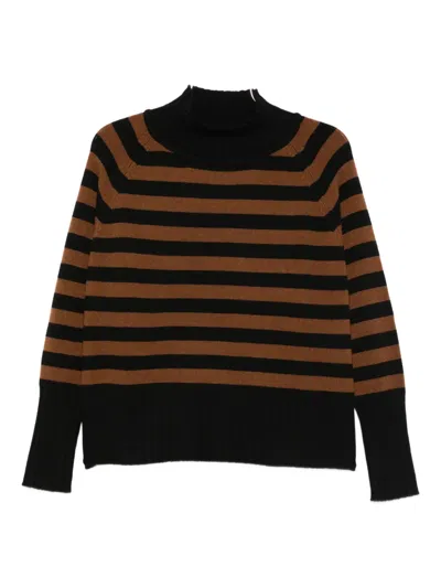 Beyou Women's Sweaters Blue In Brown