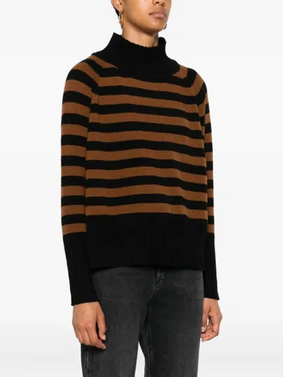 Beyou Women's Sweaters Blue In Brown