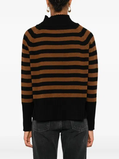 Beyou Women's Sweaters Blue In Brown