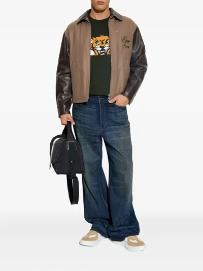 Kenzo Giubbino Blouson Taupe In Brown