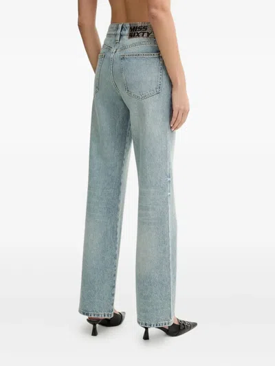 Miss Sixty Cotton Logo-plaque Jeans In Blue