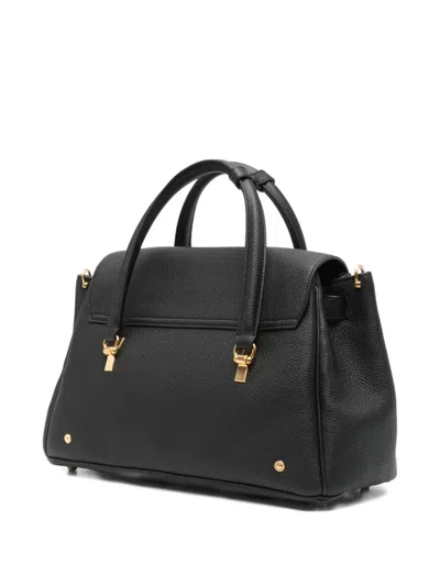 Thom Browne Black Mrs. Thom Medium Satchel In Black