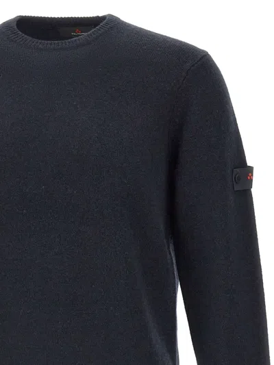 Peuterey Logo-patch Sweater In Blue