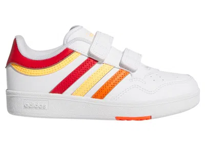 Pre-owned Adidas Originals Hoops 4.0 Sneakers In Cloud White/better Scarelet Red/flash Orange