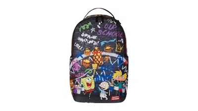 Pre-owned Sprayground 90's Nick Toon Tag Takeover Backpack In Multi