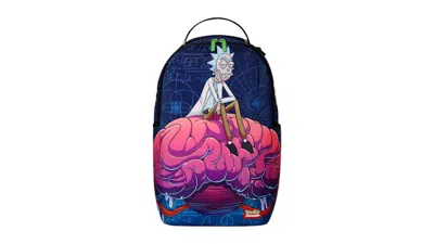 Pre-owned Sprayground Rick And Morty Brain Shark Dlxr Backpack In Multi