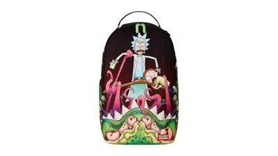 Pre-owned Sprayground Rick And Morty Interdimensional Dlxr Backpack In Multi