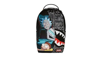 Pre-owned Sprayground Rick And Morty Sneaky Backpack In Multi