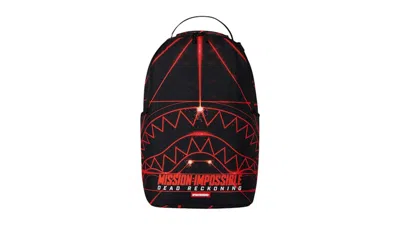Pre-owned Sprayground Mission Impossible Heist Laser Shark Backpack In Multi