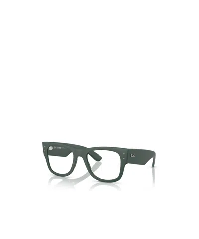 Ray Ban Ray-ban Mega Wayfarer Liteforce 50mm Rectangular Optical Glasses In Green