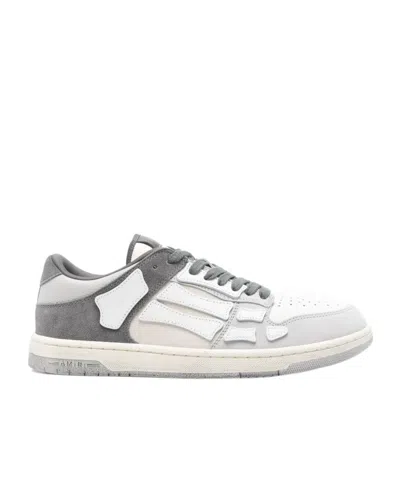 Amiri Low Top Sneakers Featuring Contrast Panels In Gray