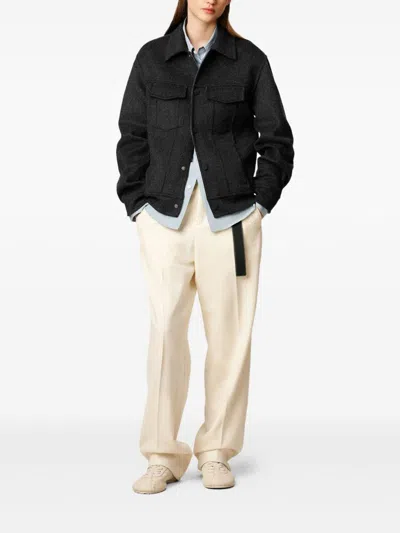 Ami Alexandre Mattiussi Adjustable Cuffs Chest Pockets Long Sleeves In Black