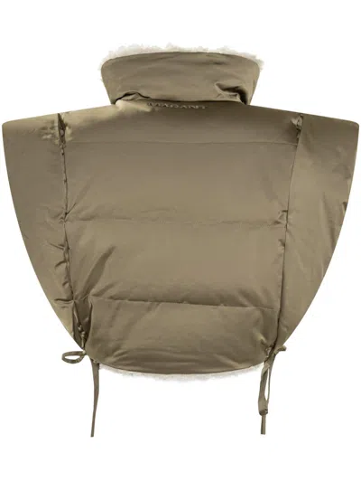 Isabel Marant Étoile Padded Cape Marant Étoile In Green