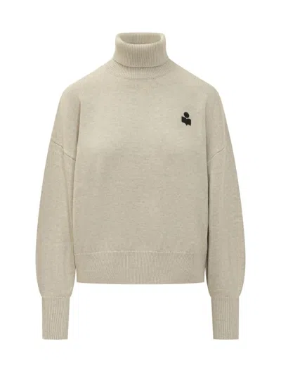 Isabel Marant Étoile Marant Etoile Women Grey Cotton And Wool Nasha Sweater In Neutral
