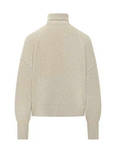 Isabel Marant Étoile Marant Etoile Women Grey Cotton And Wool Nasha Sweater In Neutral