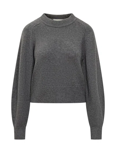 Isabel Marant Gray Wool And Cashmere Pullover In Gray