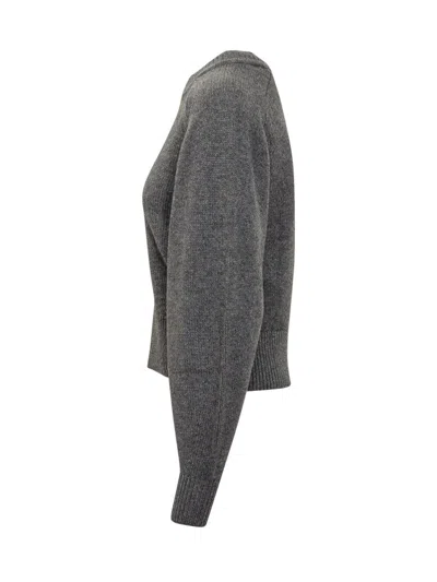 Isabel Marant Gray Wool And Cashmere Pullover In Gray