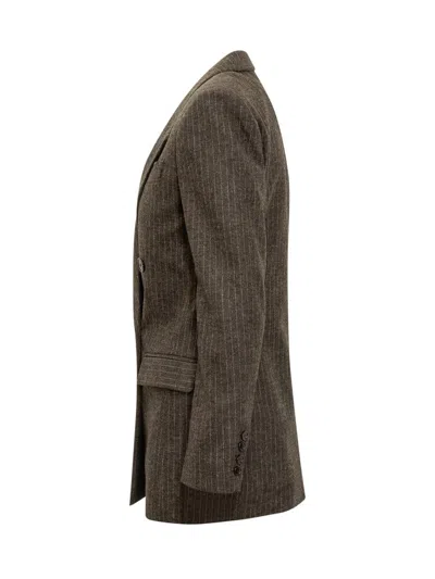 Isabel Marant Longline Blazer Featuring Button Detailing In Brown