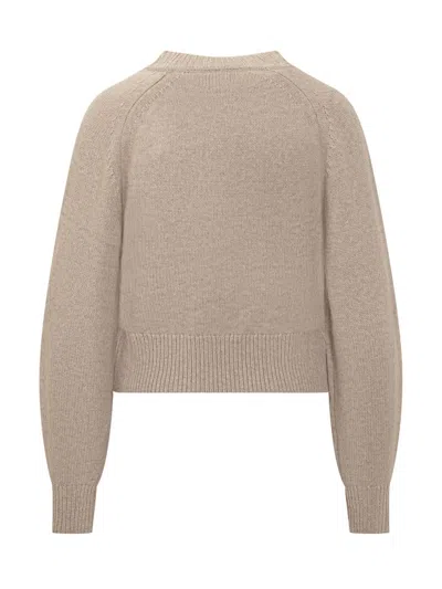 Isabel Marant Wool And Cashmere Pullover In Brown