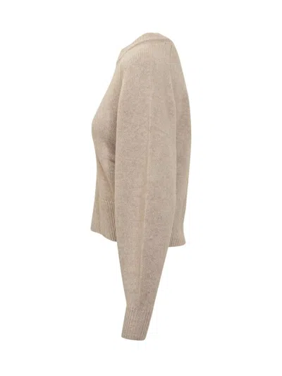 Isabel Marant Wool And Cashmere Pullover In Brown