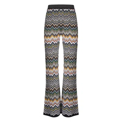 Missoni Lange Hose Mit Chevronmuster In Multi